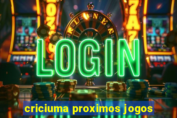 criciuma proximos jogos